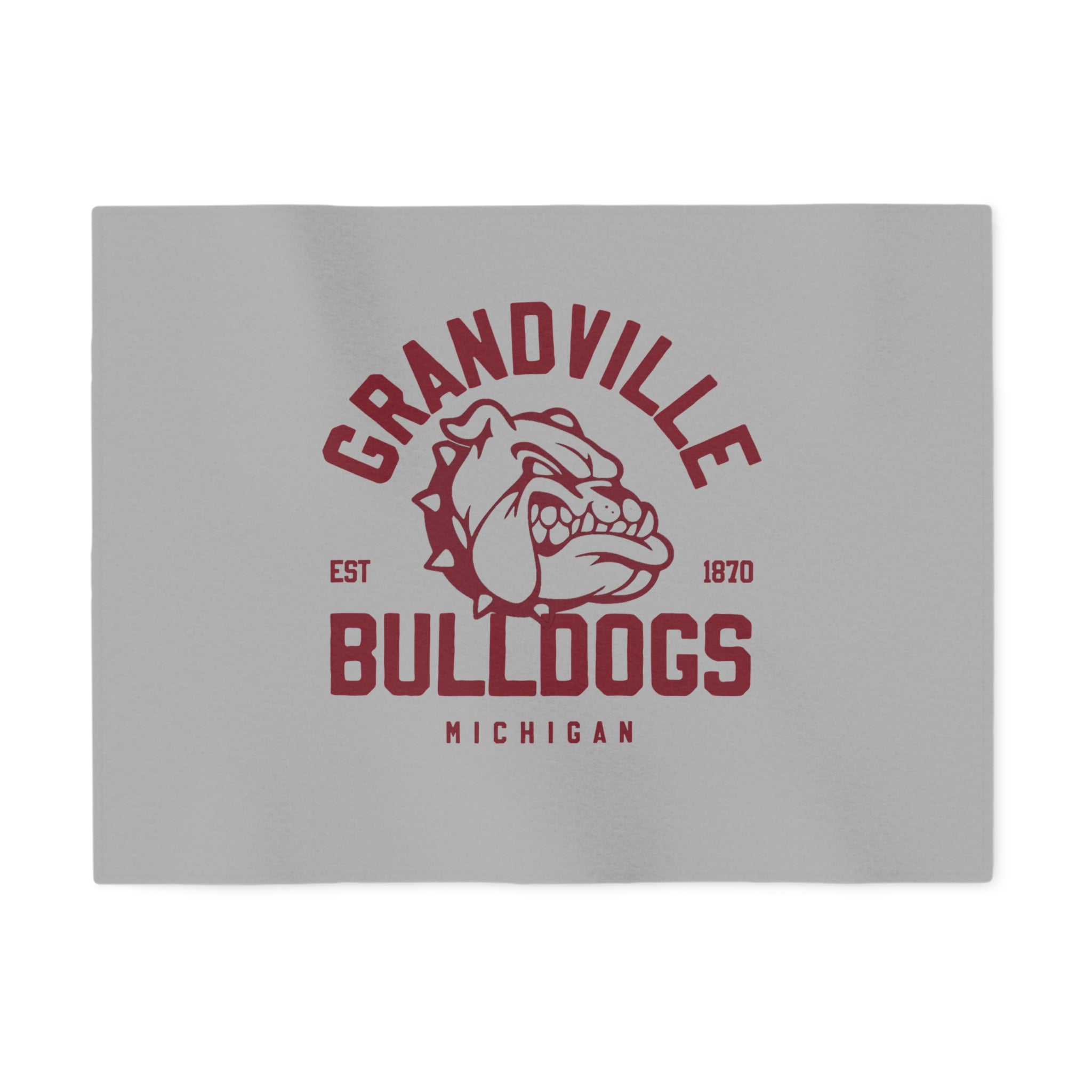 Grandville Bulldogs Sweatshirt Blanket | Grandville