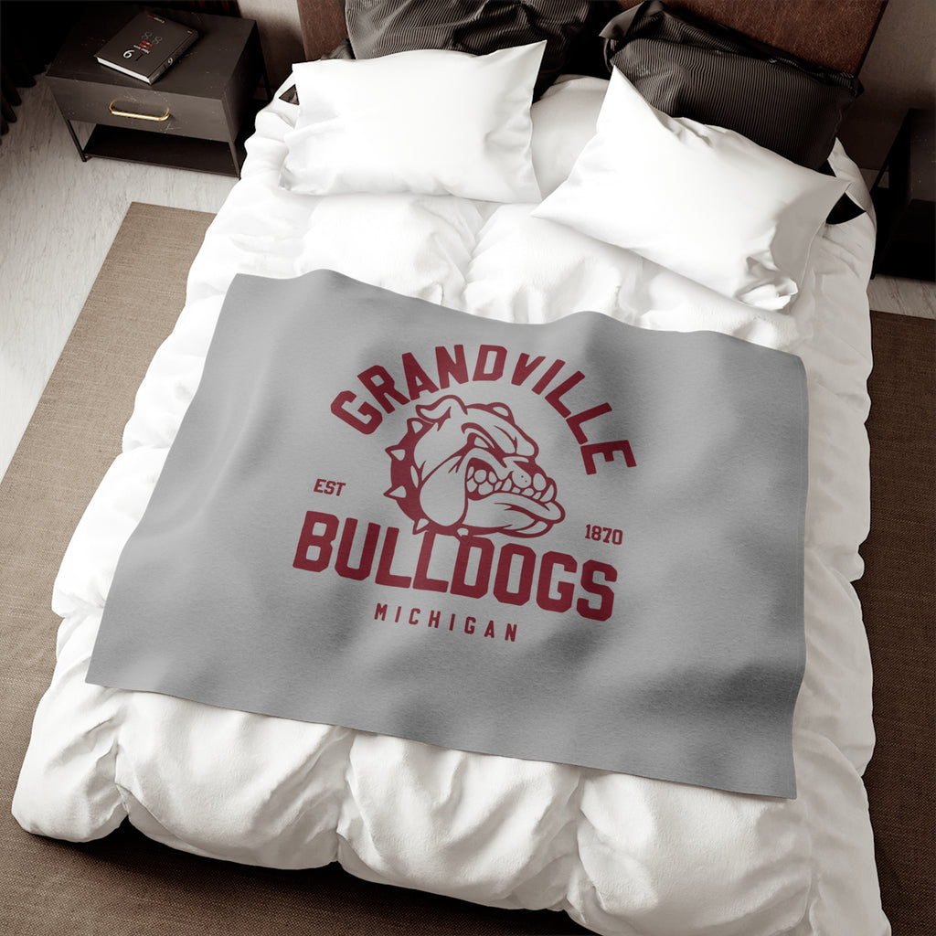 Grandville Bulldogs Sweatshirt Blanket | Grandville