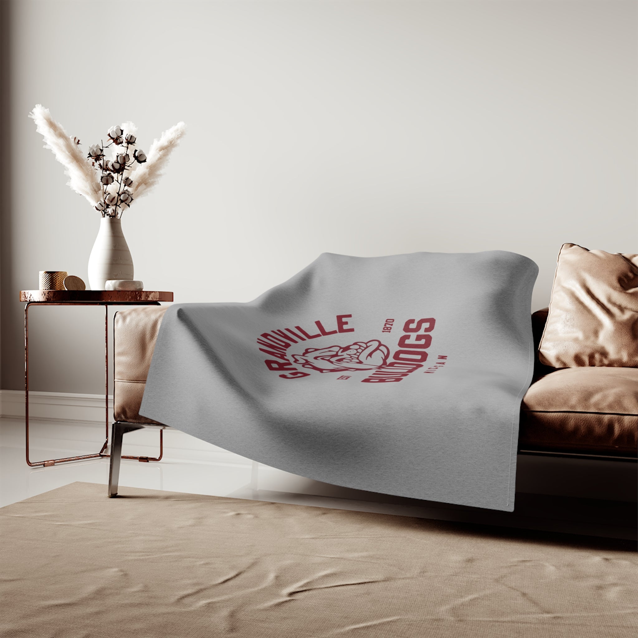 Grandville Bulldogs Sweatshirt Blanket | Grandville