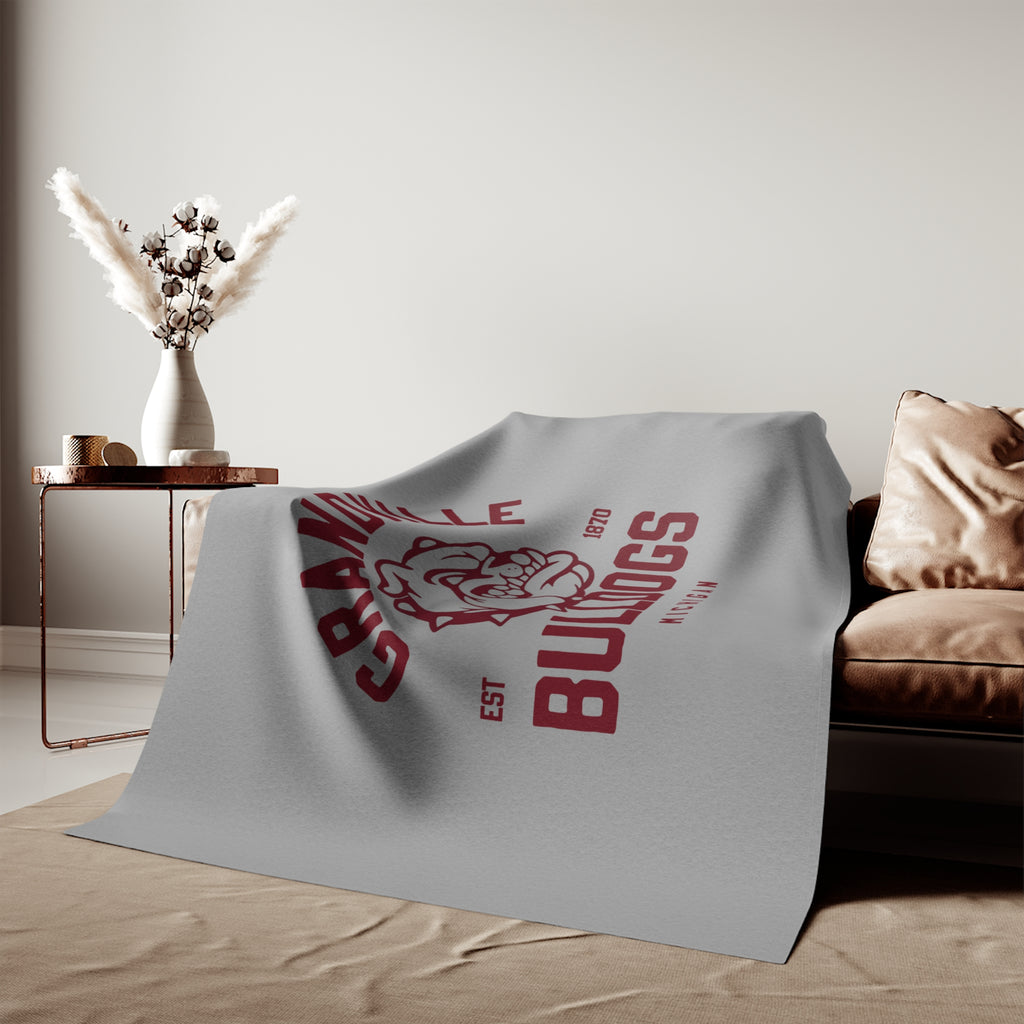 Grandville Bulldogs Sweatshirt Blanket | Grandville