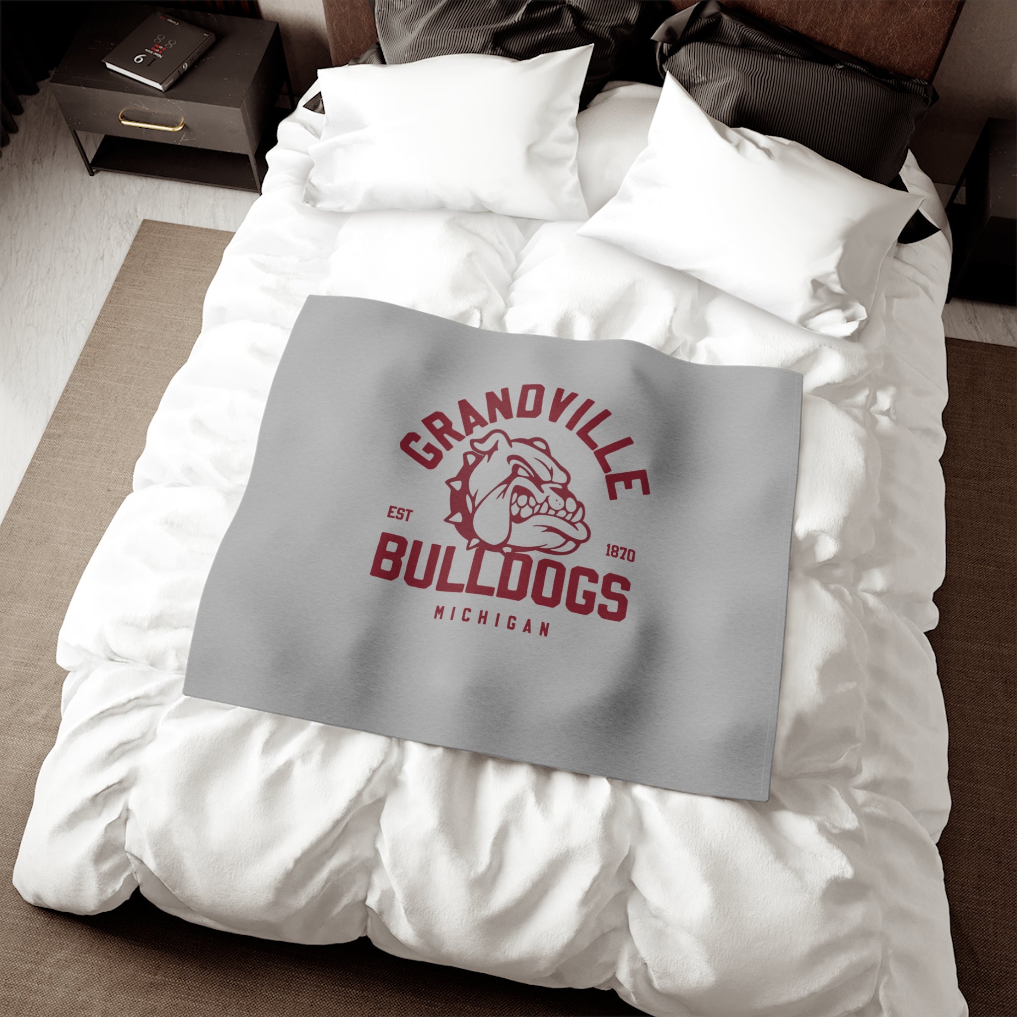 Grandville Bulldogs Sweatshirt Blanket | Grandville